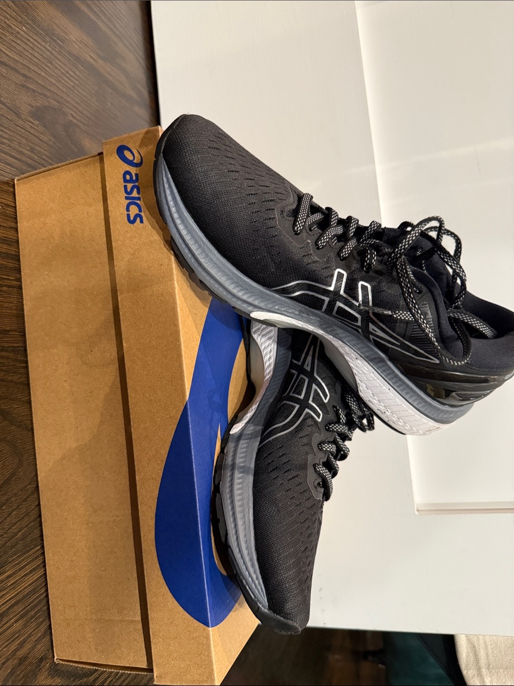 ASICS Gel  Kayano 27 Black and Gray Women’s  Athletic Running Shoes